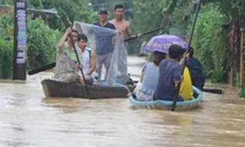 Quảng Nam mưa to, nước sông lên lại, dự báo lũ sẽ đặc biệt lớn